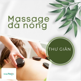 Massage Đá nóng thư giãn /Spa Nhà Suga