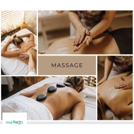 Massage đá nóng thư giãn toàn diện /Spa Nhà Suga