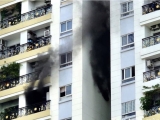Cháy tầng 11 chung cư ở Sài Gòn